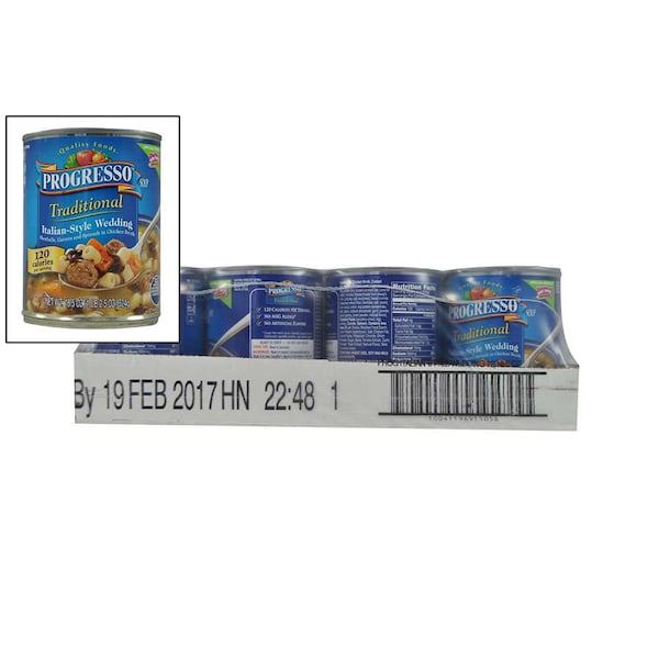 Progresso Progresso Soup ItalianStyle Wedding 18.5 oz., PK12 4119691505 Zoro